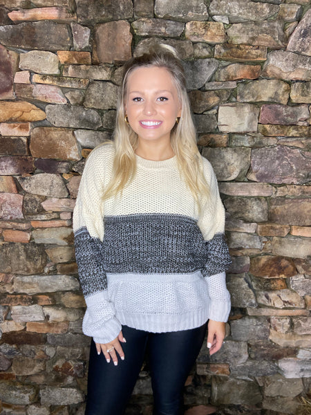 Cozy Colorblock Sweater